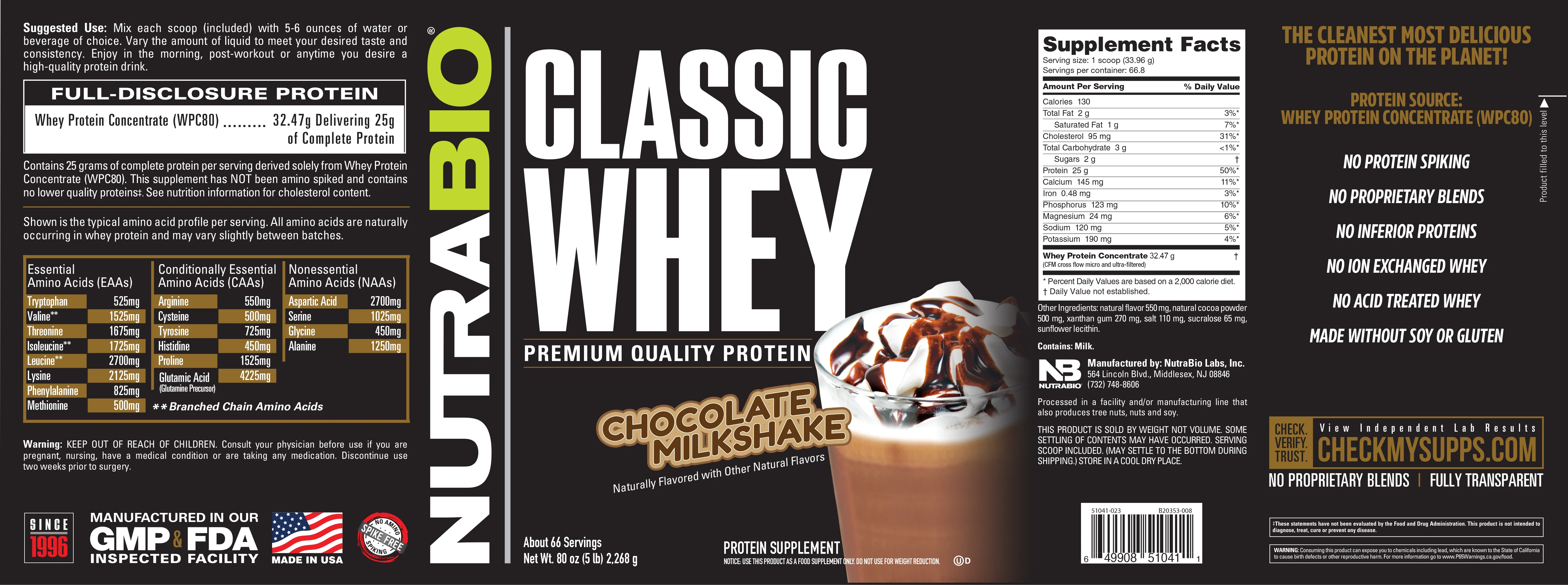 Classic Whey Protein Concentrate Powder - Image 33