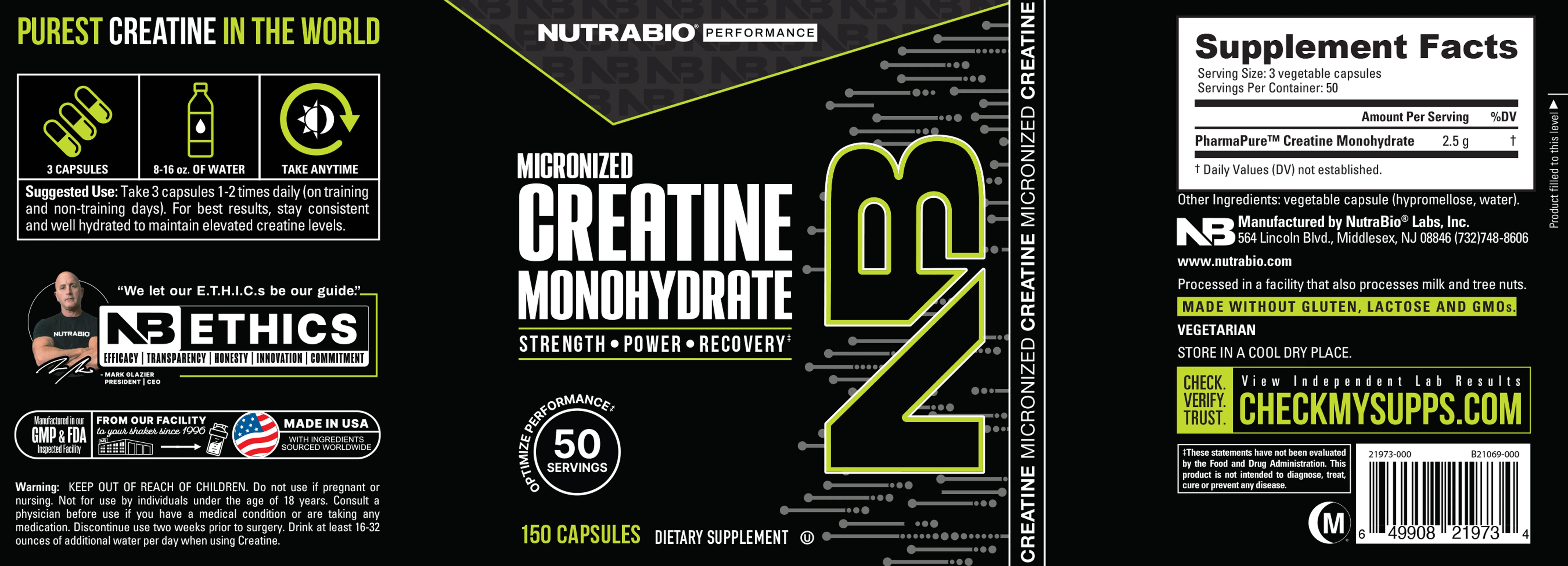 Creatine Monohydrate Capsules - Image 3