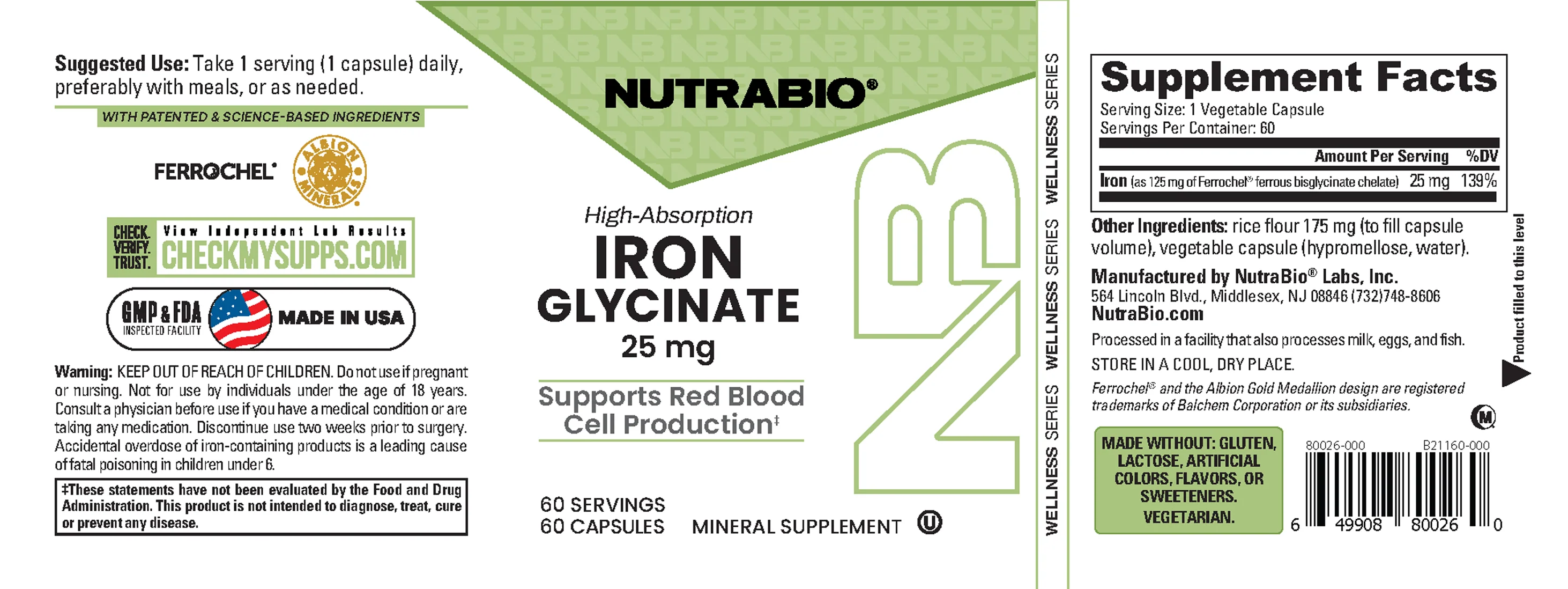 Iron Glycinate (25mg) - Image 4