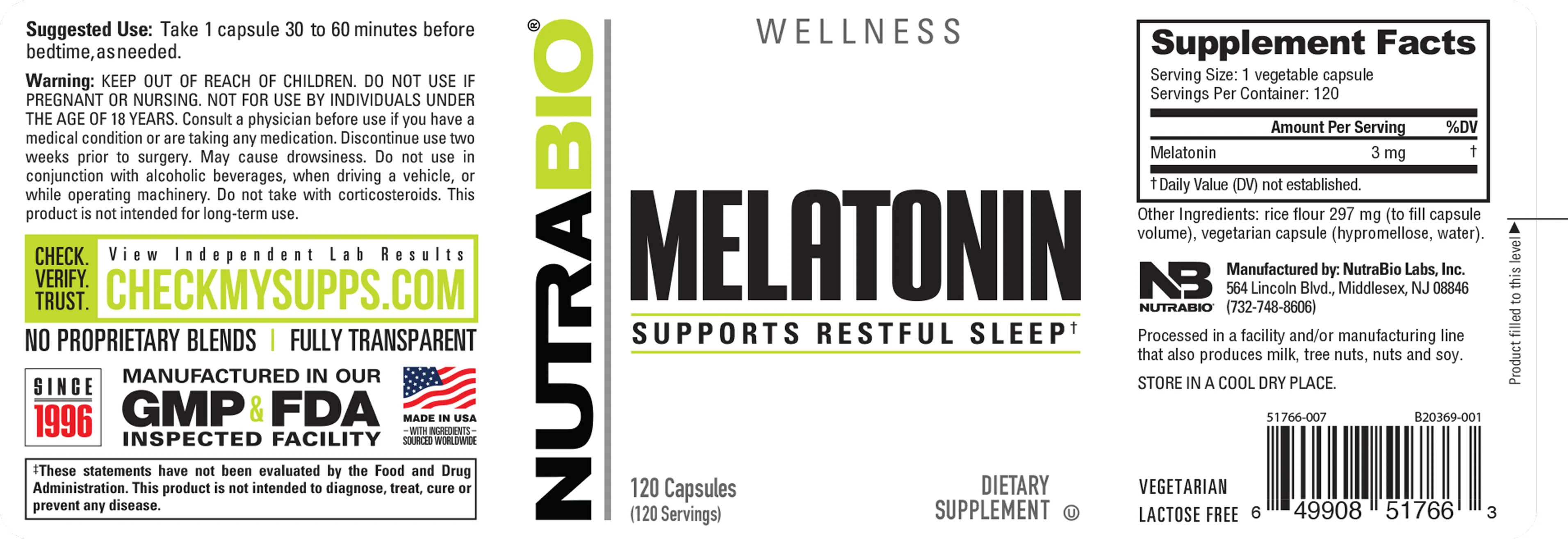 Melatonin (3mg) - Image 3