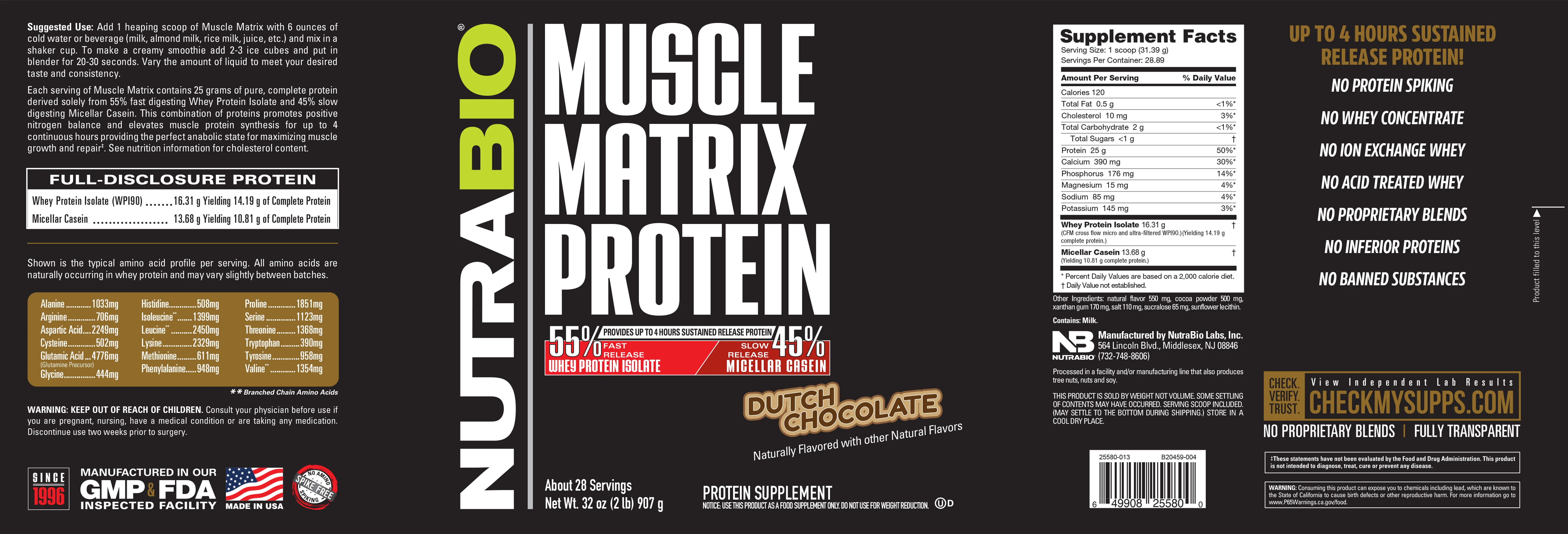 Muscle Matrix: Whey/Casein Protein Blend - Image 6