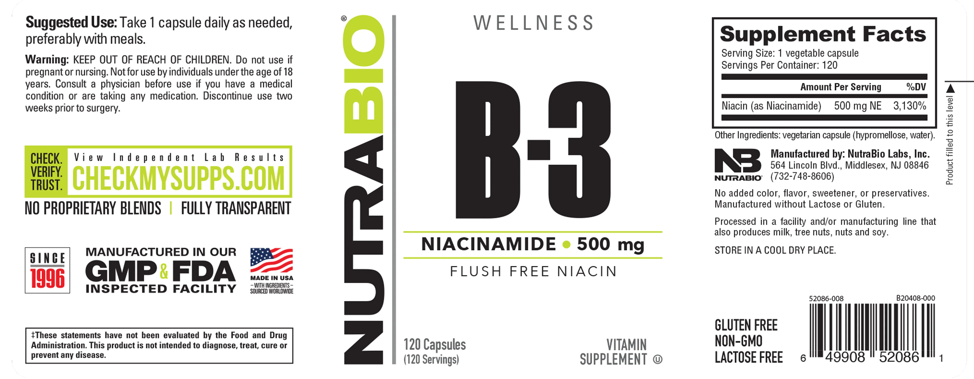 Niacinamide (B-3)(500mg) - Image 3