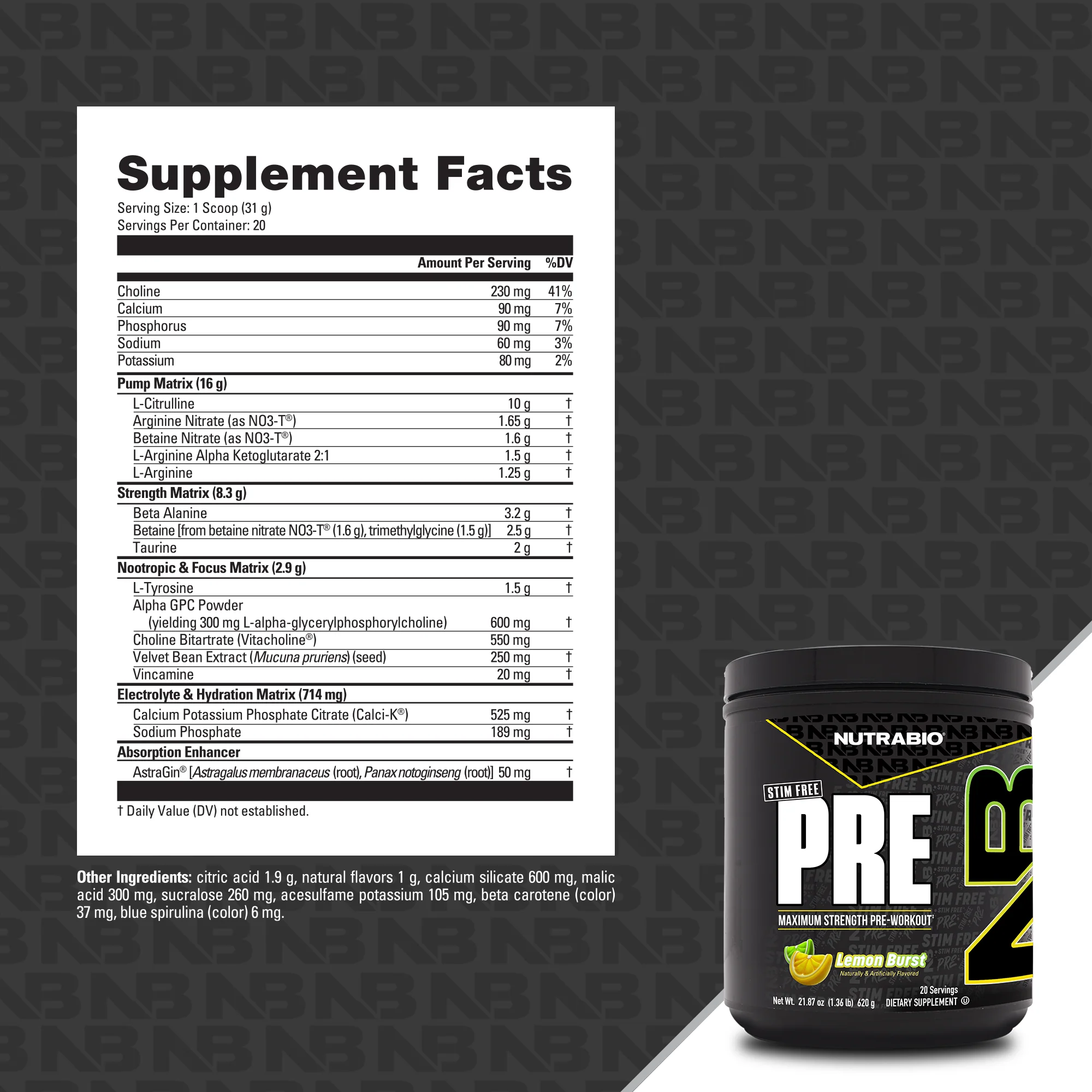 PRE Workout Stim Free - Image 11
