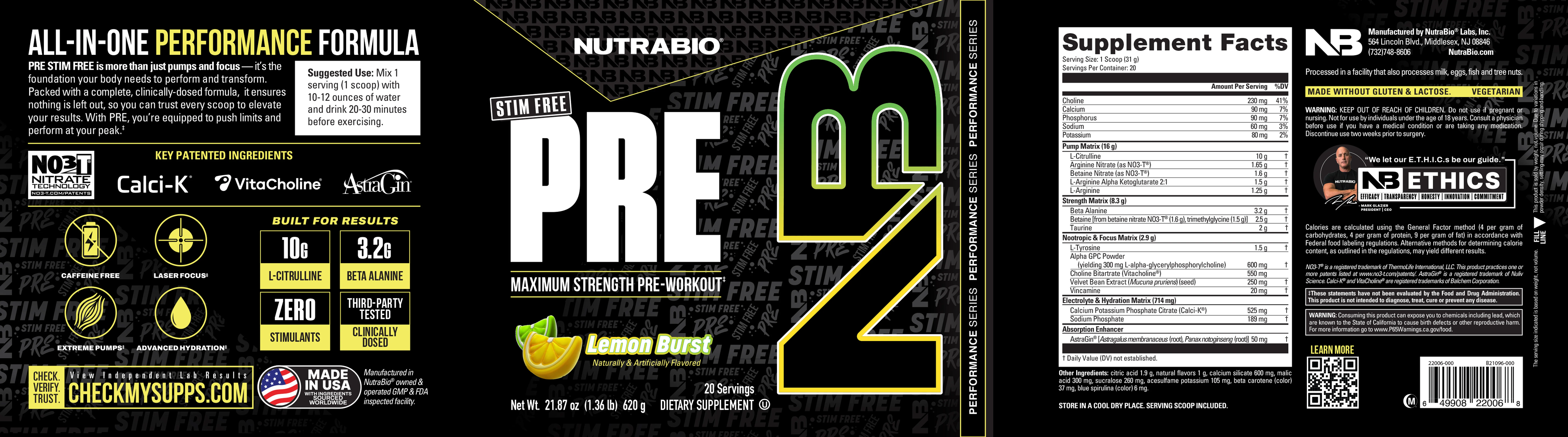 PRE Workout Stim Free - Image 12
