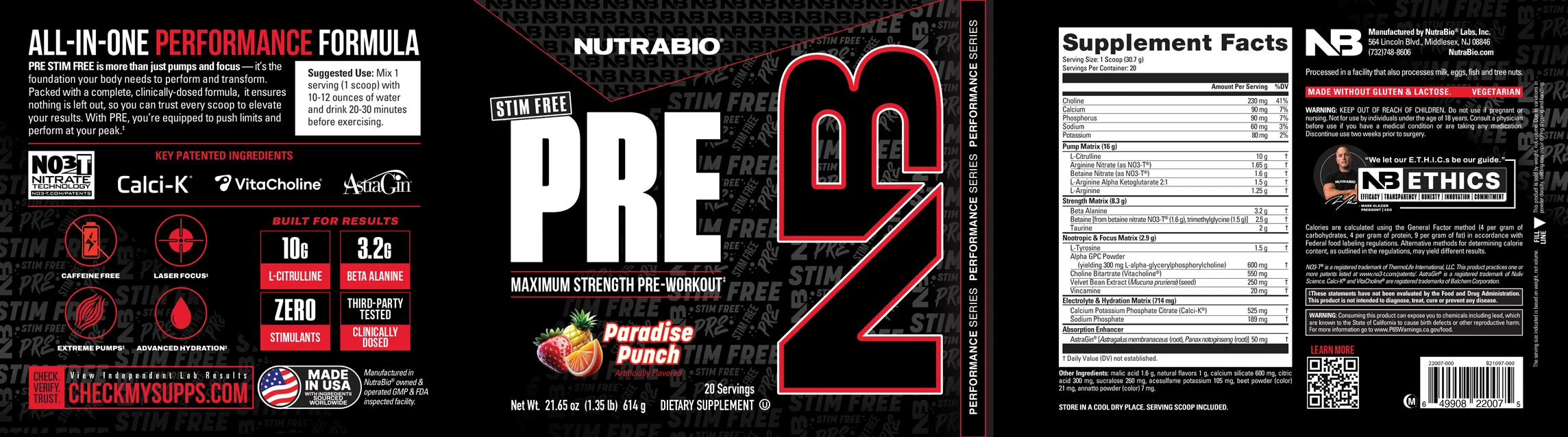 PRE Workout Stim Free - Image 6