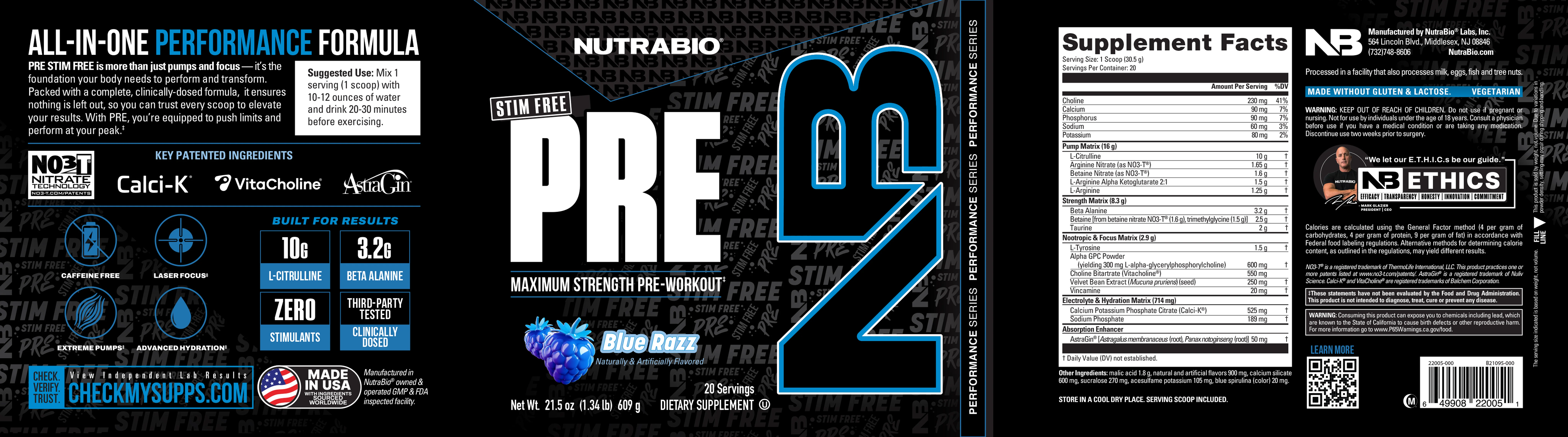 PRE Workout Stim Free - Image 9