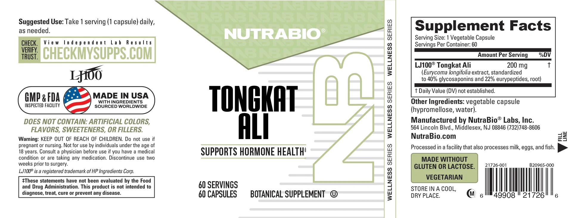 Tongkat Ali LJ100 (200mg) - Image 3